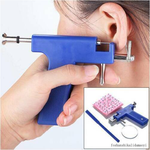 Ear Piercing Gun With 98Pcs Studs Kit Tool Set For Ear Piercing. T0M1