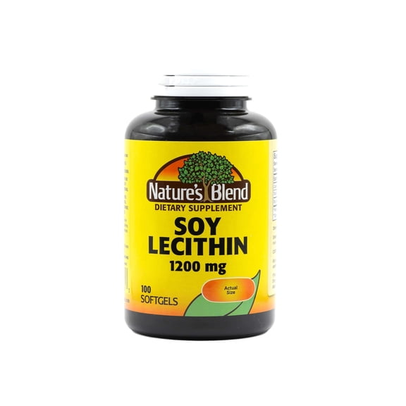 Nature's Blend Lecithin 1200mg Capsules, 100ct