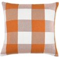 thumbnail image 2 of Set Of 2 Orange And White Buffalo Check Pillowcase Farmhouse Decor Happy Fall Pumpkin, 2 of 5