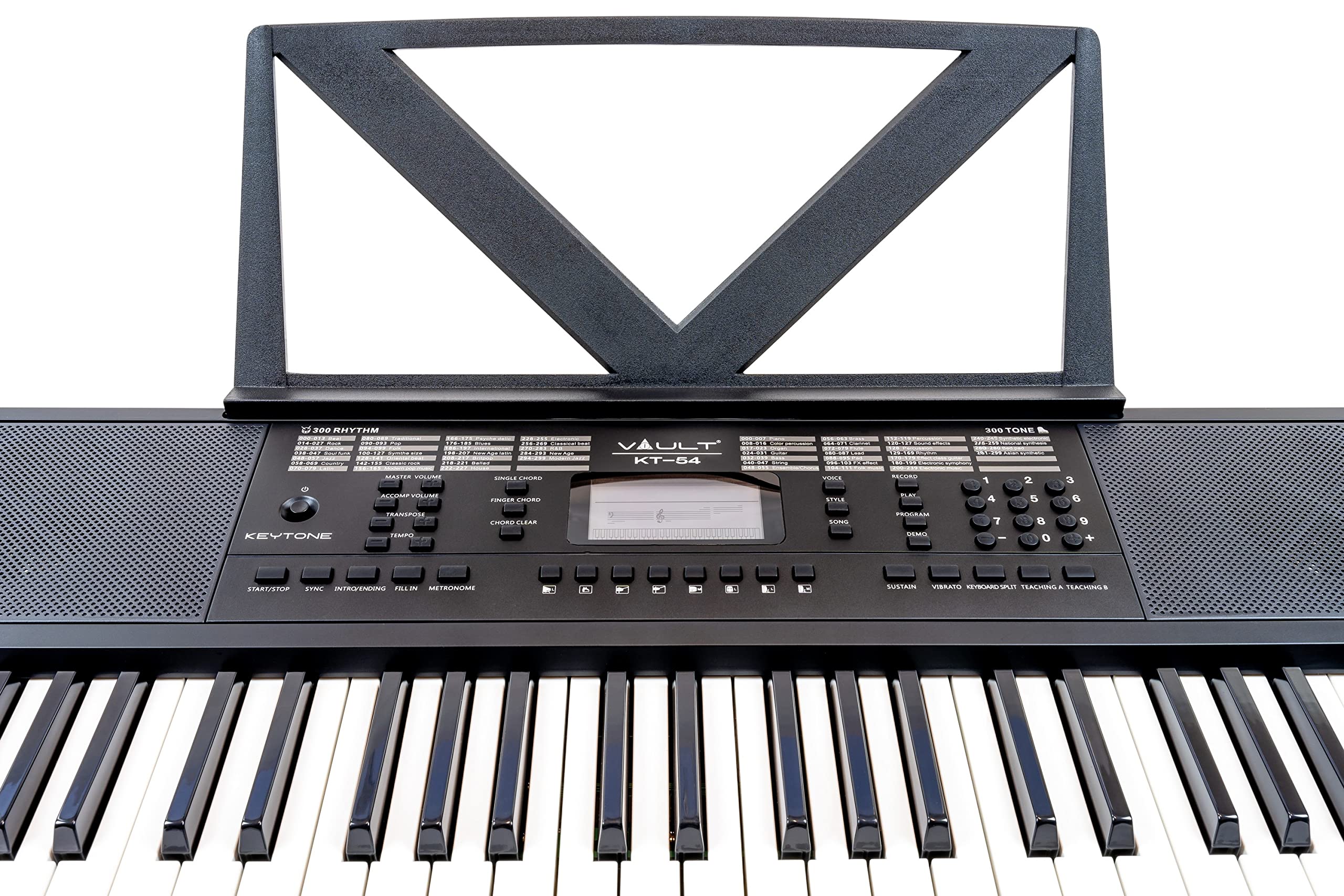 Vault KT-54 Keytone 54-Key Keyboard - Black