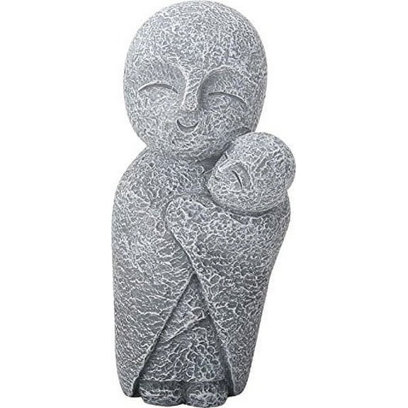 Jizo Monks Hugging Smiling Figurine Buddhism Ksitigarbha Japanese Bodhisattva
