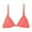 Orange - camellia, variant on Tavik Womens Jett Triangle Bikini Swim Top, Orange, X-Small