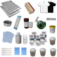 thumbnail image 2 of INTBUYING 4-2 Screen Printing Press with Materials Starter 4 Color 2 Station Silk Screen Printing Kit, 2 of 8