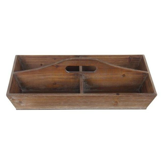 Cheungs 4996 Wood Caddy with 4 Compartments Tapered
