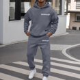 thumbnail image 2 of SGMVNU Men Sweatsuits Sets Two Piece Hoodie Tracksuit Soft Athletic Workout Wear Soft Jogger Outfit Streetwear Suit Casual Athletic Jogging Suit for Men(Grey, L), 2 of 4