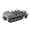 thumbnail image 2 of 1/72 Scale WWII Sd.Kfz.7 Half-track 4D Vehicle Model Plastic Fighter Military Model Plastic for Collection Toys (Unassembled Kit), 2 of 9
