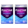 Phazyme Maximum Strength 250 mg Anti-Gas Simethicone Soft Gels, 36 ea, 2 Pack