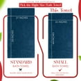 thumbnail image 3 of RIVERSIDE Cotton Bath Towels 22 x 44 Set of 4 Soft 450 GSM Quick Dry and Lightweight for Bathroom Spa - Dark Blue, 3 of 7