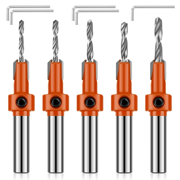 Countersink drill bit cheap set for metal
