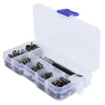 thumbnail image 4 of Rdeghly Leathercraft Tool Leather Leathercraft Tool Sets Monk Head Rivets Aluminum Material Leather Craft Costume Making Punching, 4 of 8