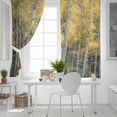 thumbnail image 5 of Fsddascl Fall Branch Trees Blackout Curtains for Bedroom/Living Room, Thermal Insulated Kitchen Curtains, Autumn Leaves Nature Forest Grommet Darkening Window Treatment Drapes 52"x63"x2, 5 of 6