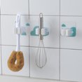 thumbnail image 1 of Soporte de paraguas para fregona montado en la pared en la nube, estante de almacenamiento para colgar escobas y cepillos, 1 of 2