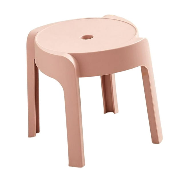 DOLITY Bathroom Stool Children Stool Multifunctional Comfortable Lightweight Kids Stool pink