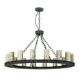 thumbnail image 4 of Meyda 168321 48 in. Loxley Jadestone 16 Light Chandelier, Antique Iron Gate, 4 of 5