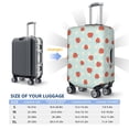 thumbnail image 6 of PAYOHTO Highly Elastic Spandex Suitcase Cover Luggage Cover Large Fits 25 to 28 Inch Red Strawberries On Light Blue Floral, 6 of 8