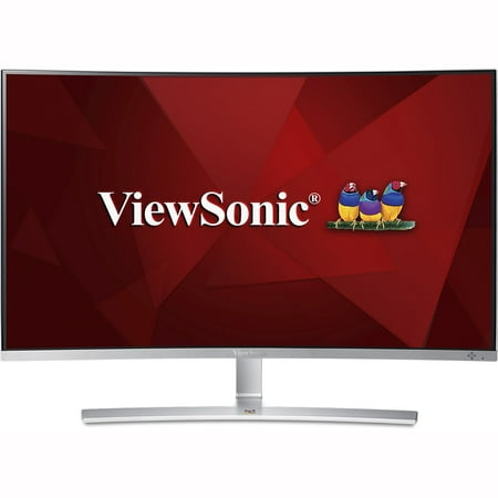 ViewSonic VX3216-SCMH-W 32 Inch 1080p 1800R Curved Monitor with Dual Speakers HDMI DVI and (Best 32 Inch 4k Monitor)