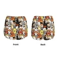 thumbnail image 5 of Picia Cats & Dogs Group Pattern Women's 2 in 1 Athletic Running Shorts High Waisted Workout Casual Gym Sweat Shorts with Comfy Liner Zipper Pockets-Medium, 5 of 9