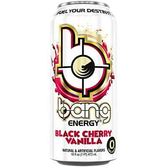 Goodwell Energy Drink - Black Cherry Vanilla (12 Drinks, 16 Fl Oz. Each)