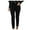 Black, variant on Womens Skinny Jeans Slim Fit Pencil Denim Leggings High Waist Button Straight Leg Trousers Stretch Tights Jeans Pants