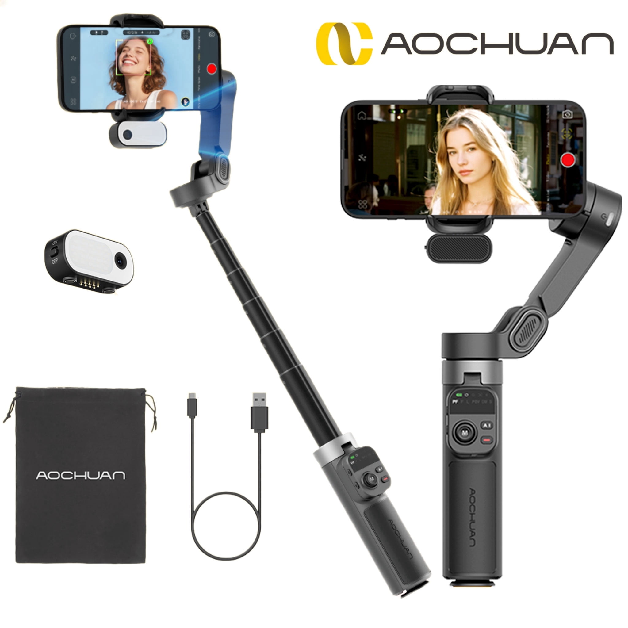 DJI, Osmo Mobile 6, Motorized handheld stabilizer, Gray - Walmart.com