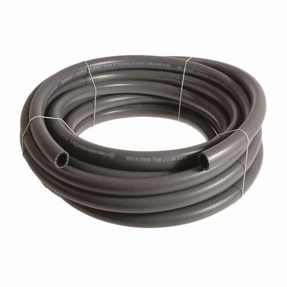 Continental Air Hose,1" ID x 25 ft.,Gray PLG10025-25