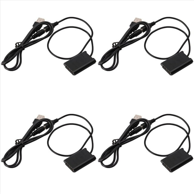4X NP-BX1 Virtual Battery -X1 for -RX100 RX1 RX1R RX100 Camera,4 x DK-X1 dummy battery 4 x USB cable,Black
