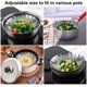 thumbnail image 5 of Cesta de vapor de acero inoxidable, accesorios instantáneos para alimentos y verduras, cesta de vapor expandible de primera calidad para adaptarse a ollas de varios tamaños, mediana, 5 of 5