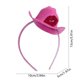 thumbnail image 3 of Mini sombrero de vaquero con labios rojos y diamantes de imitación Diadema de plástico, 3 of 6
