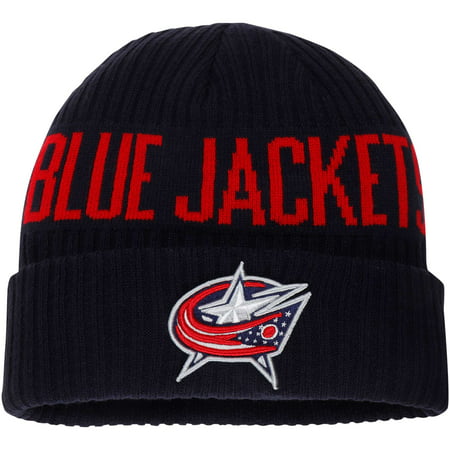 Columbus Blue Jackets Fanatics Branded True Classic Bold Cuffed Knit Hat - Navy - OSFA
