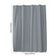 thumbnail image 3 of Cortina de ducha de plástico impermeable con imanes y 12 ganchos., 3 of 5