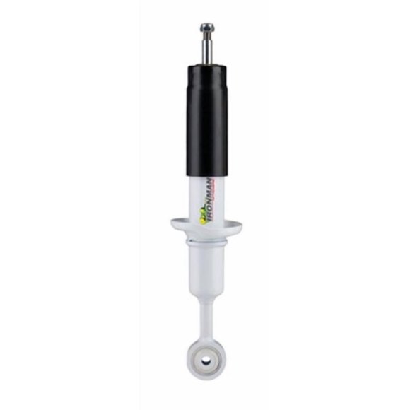 Ironman 4x4 Shock Absorber 12835011GR RH Nitro; Nitrogen Gas Charged; Without Reservoir; 4 Year Warranty; Non Adjustable Valving; Without Shock Boot; White Shock Body; Single