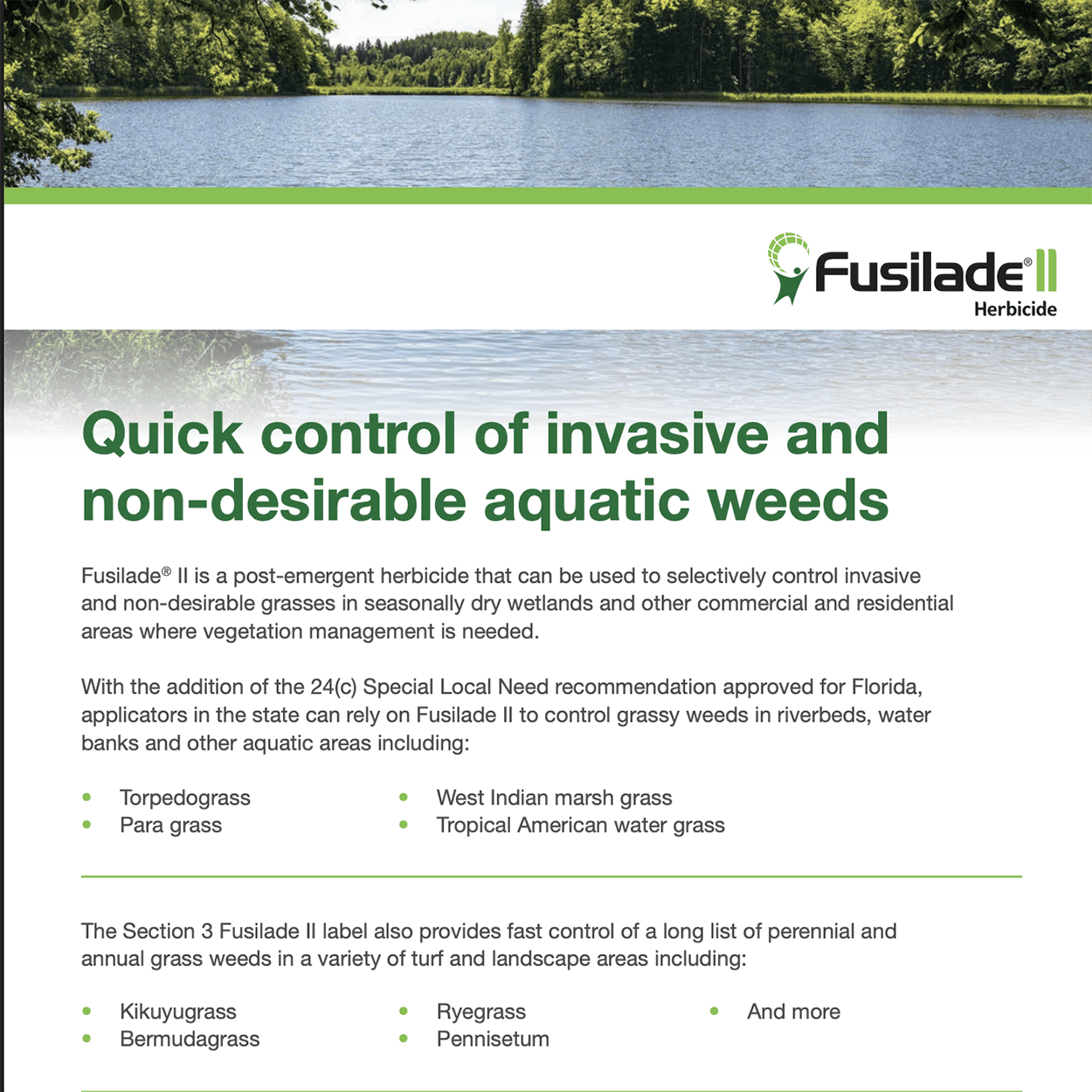 Fusilade II Turf and Ornamental Herbicide 4 fl oz Bottle by Syngenta