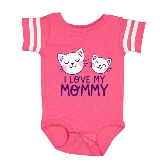 Inktastic I Love My Mommy Boys or Girls Baby Bodysuit