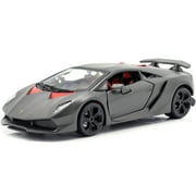 Lamborghini Sesto Elemento Matt Grey 1/24 Diecast Car Model by Bburago