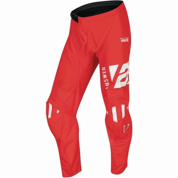Answer Syncron Merge Youth MX Offroad Pants Red/White 18 USA