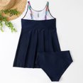 thumbnail image 5 of Maillots de Bain pour Femmes Grande Taille, Robe de Bain Tankini pour Femmes avec Shorty, Deux Pièces, Maillot de Bain à Col en V, Robes Mini Fluides pour Femmes P-3TG, Maillots de Bain Femme en Liquidation, 5 of 5