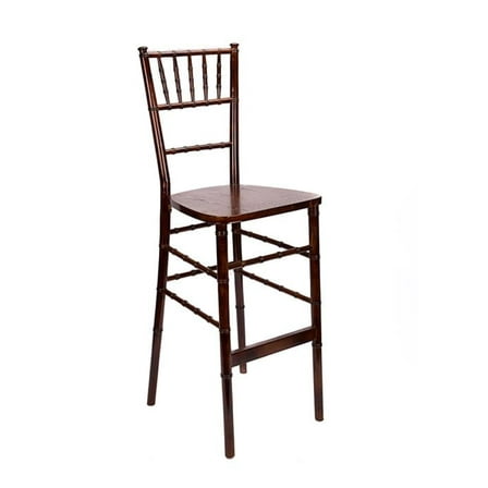 Medium Brown Fruitwood ToughWood™ Chiavari Barstool by Chivari