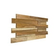 thumbnail image 2 of Ekena Millwork 23 7/8"W x 11 7/8"H x 1/2"P Hacienda Wood Mosaic Wall Tile, Old Boat Wood, 2 of 6