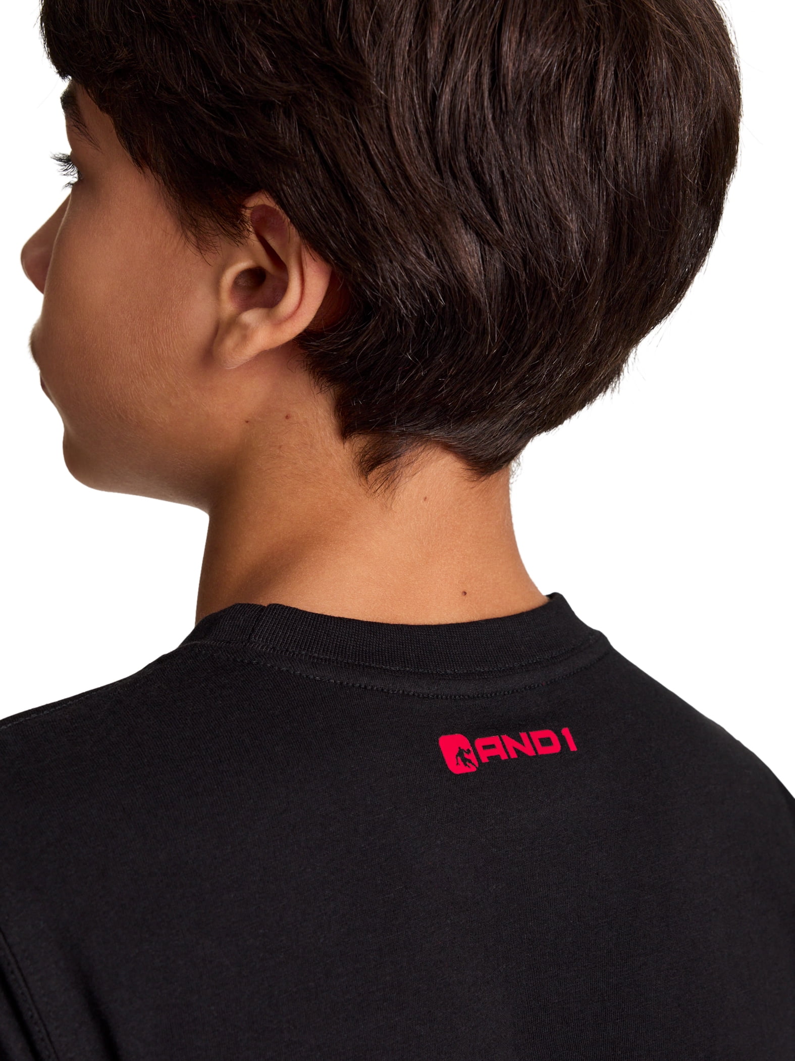 AND1 Boy’s Short Sleeve Graphic T-Shirt, Sizes 4-18