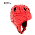 thumbnail image 2 of Rugby Helmet Soft Shell Headgear For Soccer Hockey Rugby Roller Skating - Red, 2 of 5