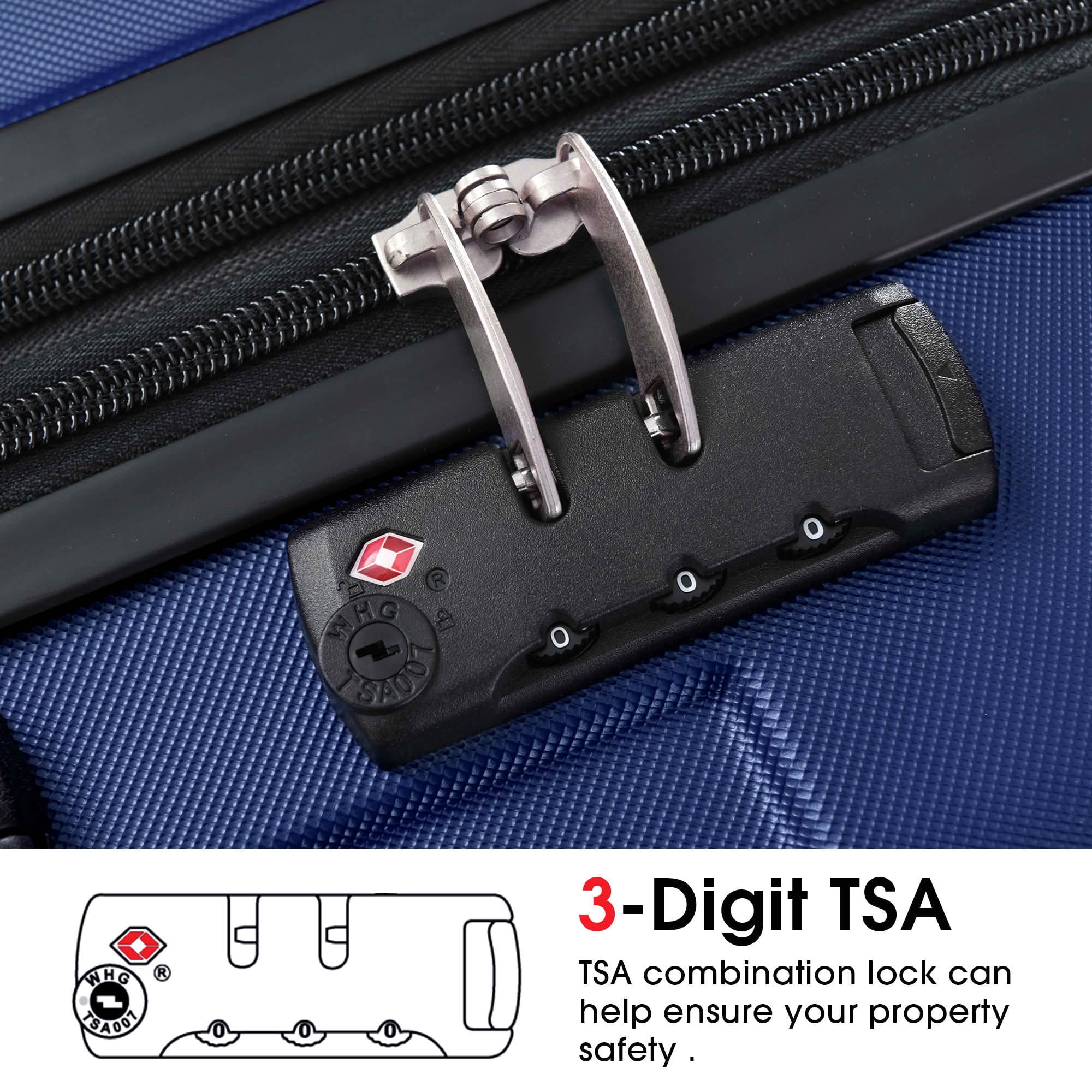 MAYEERTY 2 Piece 20+28Inch Expandable Hardshell Luggage Set, ABS Suitcases with Spinner Wheels, TSA Lock for Short and Long Distance Trave