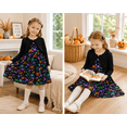 thumbnail image 3 of Aideaone Toddler Girls Dresses Sleeveless Dress with Long Sleeve Ruffle Cardigan 2 Piece Fall Outfit Set 2T-18T, 3 of 6