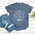 thumbnail image 4 of Sea La Vie Collage - Women's Garment Dyed Graphic T-Shirt, 4 of 9