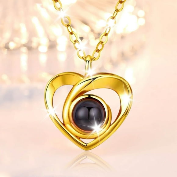 Latrodar Women's Love Necklace With All Kinds Of High Sense The Combination Of And Fashion Boxing Day Mom Christmas Gifts