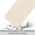 thumbnail image 5 of 9 DIGITAL Slim Shockproof Silicone Cell Phone Case for Apple iPhone 13, Beige, 5 of 14