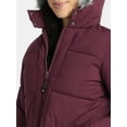 thumbnail image 4 of Big Chill Women's Wide Quilted Puffer Coat with Faux Fur Trim Hood, Sizes S-XL, 4 of 5
