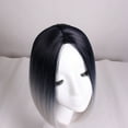 thumbnail image 5 of Fashion Women Short Bob Gradient 2 Colored Full Natural Human Straight Hair Wig, 5 of 5