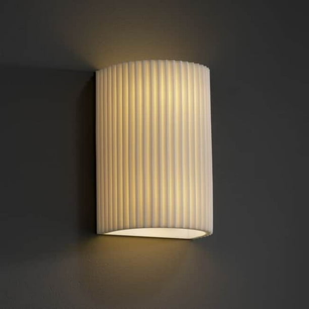 Justice Design Group 1 Light Small Cylinder Faux Porcelain Outdoor Wall Sconce Com - Justice Design Group Cylinder Wall Sconce Justice Design Group 1 Light Small Cylinder Faux Porcelain Outdoor Wall Sconce Com - Justice Design Group Cylinder Wall Sconce