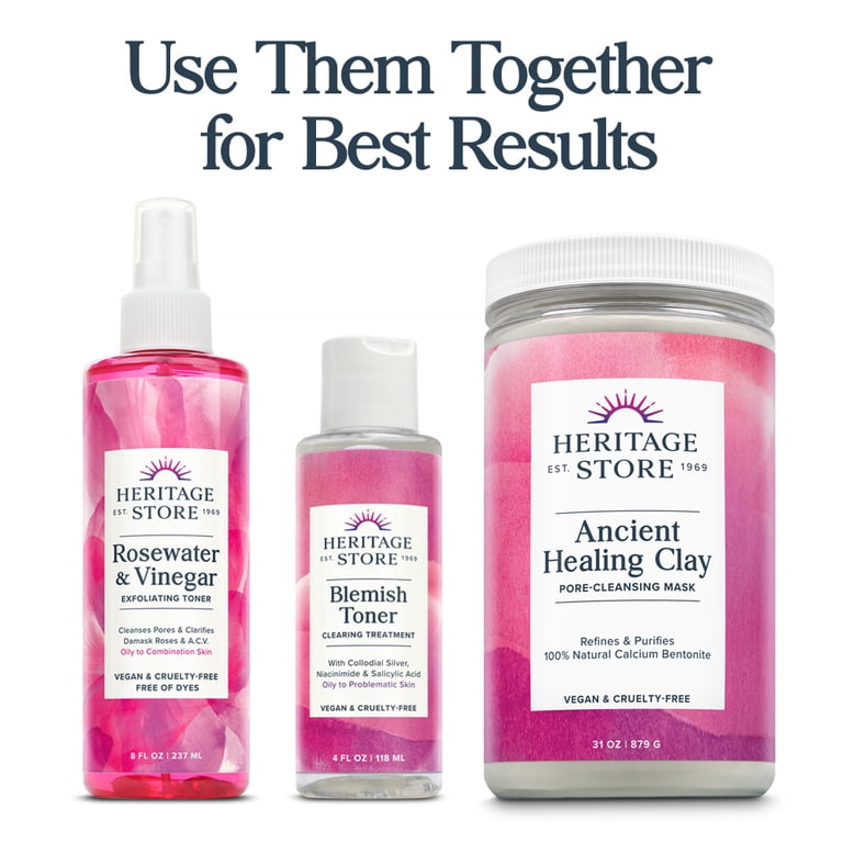 Heritage Store, Ancient Healing Clay Pore-Cleansing Mask, 31 oz