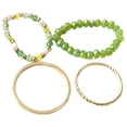 thumbnail image 1 of Bangcool Bead Rings Simple Stacking 4PCS Fashion Bohemian Rings Knuckle Rings for Ladies, 1 of 10